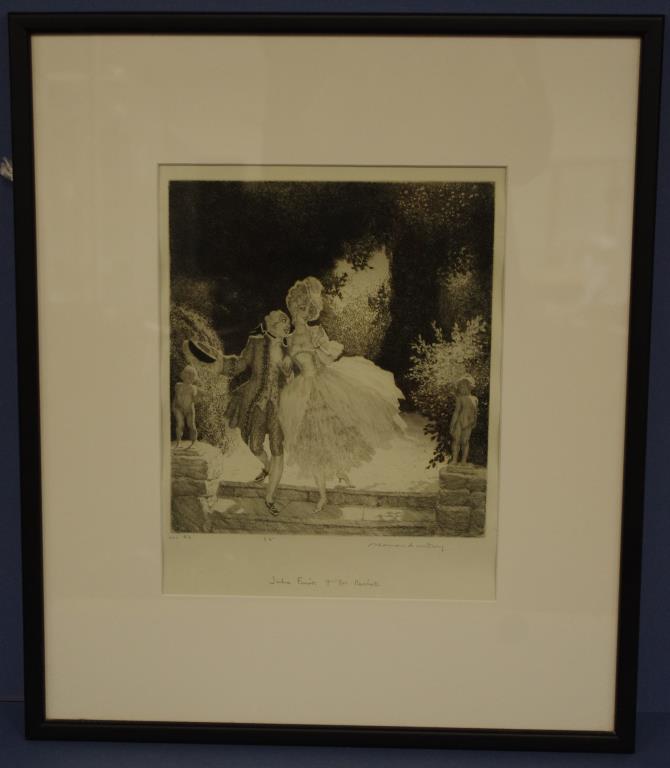 Norman Lindsay (1879-1969), Julia Frisk & Mr Brisk - Image 2 of 3