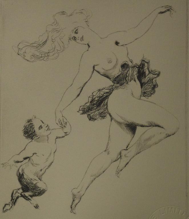 Norman Lindsay (1879 -1969) " Frolic "