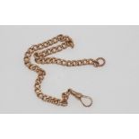 9ct rose gold bracelet with parrot clasp