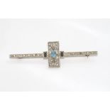 Art Deco gold. platinum and diamond brooch