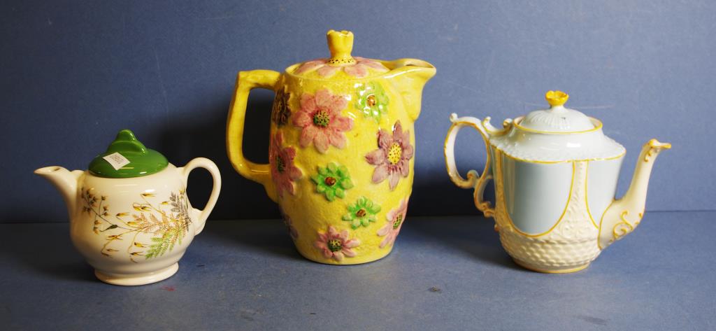 Three various vintage English teapots - Image 2 of 3