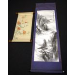 Two vintage Chinese scrolls