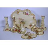 Limoges France eight piece dressing table set