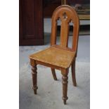 Edwardian hall chair