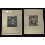 Two Norman Lindsay framed prints