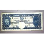 Commonwealth of Australia Five Pound note
