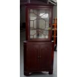 Antique style corner cabinet