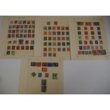 Collection early English postage stamps