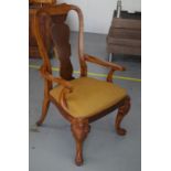 Antique style armchair