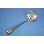 Victorian sterling silver caster spoon