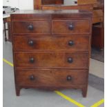 George III chest of drawers
