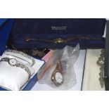 Boxed Rotary watch & bracelet, Tissot watch