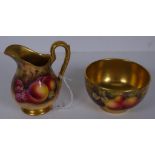 Royal Worcester creamer & sugar bowl