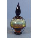 Richard Clement art glass perfume bottle