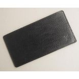 Louis Vuitton black Epi leather flat pocket wallet