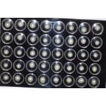 Box of 40 cultured pearls