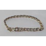 Vintage Italian silver bracelet