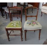 Two Edwardian chairs