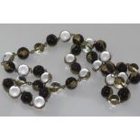 Vintage glass bead necklace