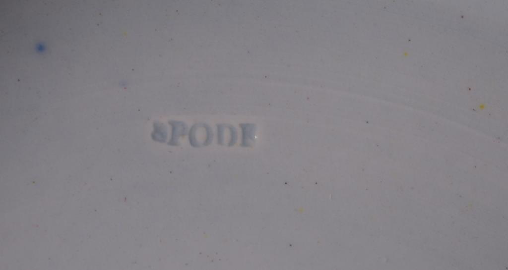 Rare Spode pearlware custard cup stand - Image 2 of 2