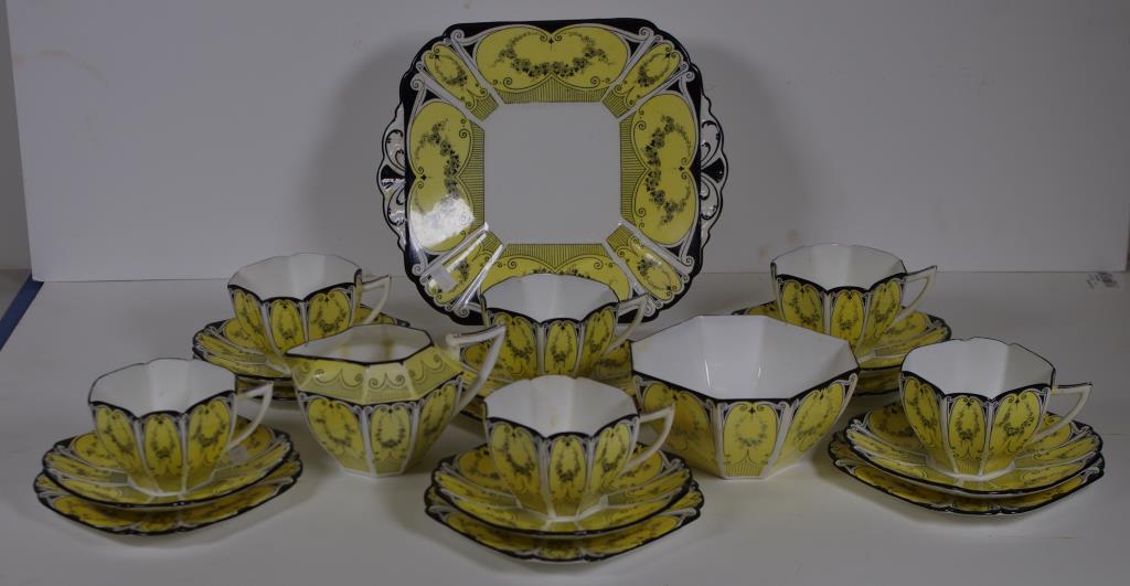 Shelley 21 piece Queen Anne tea set