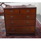 George IV mahogany chest of drawers