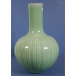 Chinese pale green ceramic vaase