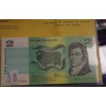 Twenty five Australian $2 bank notes