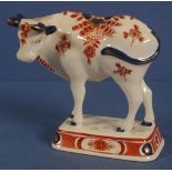 Royal Delft multicolour cow figurine