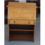 Vintage oak bureau desk