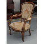 Antique style armchair