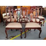 Eight matching Mahogany dining chairs