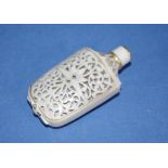 Antique Royal Worcester porcelain scent bottle