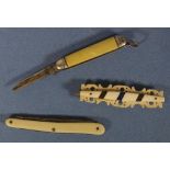 Two vintage pen knives