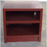 Small open shelf cabinet