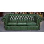 Moran leather Chesterfield lounge