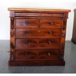 Victorian mahogany chest of drawers