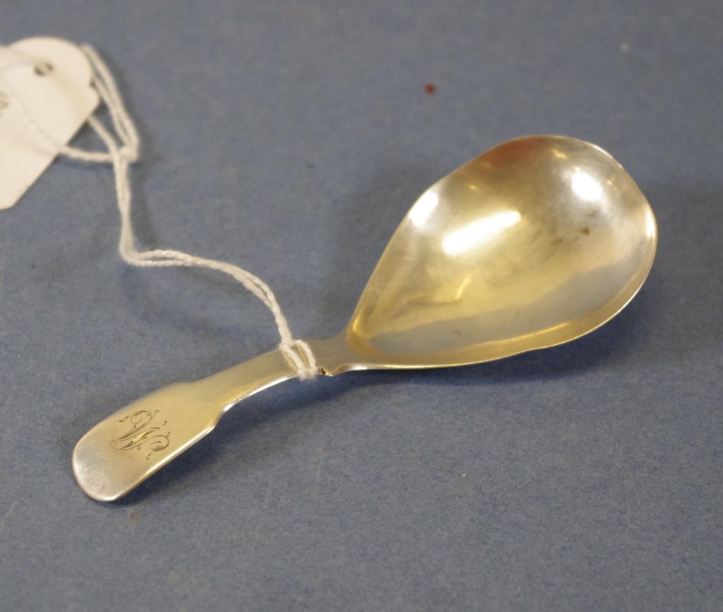 George IV sterling silver caddy spoon - Image 2 of 4