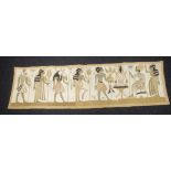 WWI Egyptian embroidered wall hanging