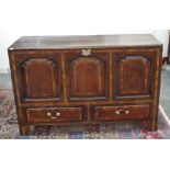 Georgian mule oak chest