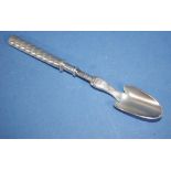 Vintage silver plate cheese scoop