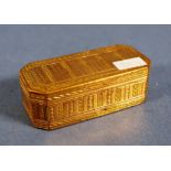 Antique French gilt snuff box