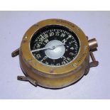 Rare WWI brass pilots compass