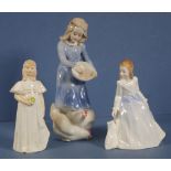 Three Royal Doulton figurines