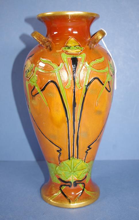 Good art nouveau mantle vase - Image 2 of 3