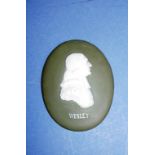 Antique John Wesley jasper ware cameo