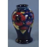 Walter Moorcroft 'pansy' vase