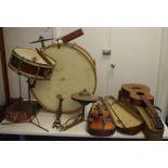 1930s Chica Gilbert's Dance Band instruments
