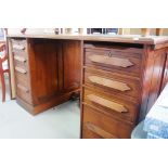 Vintage pedestal desk