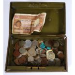 Quantity of world coins and bank note